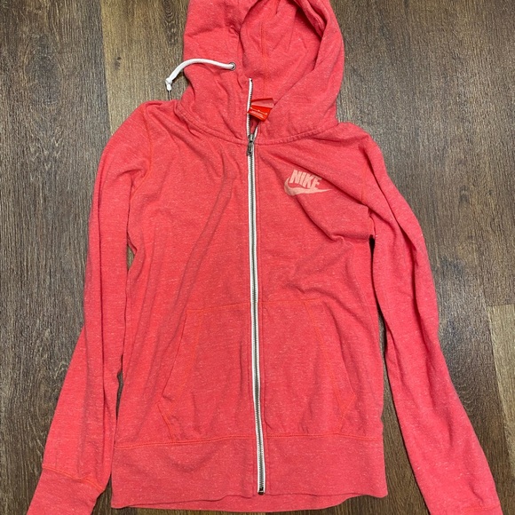 Lightweight pink Nike hoodie size M - Picture 1 of 1
